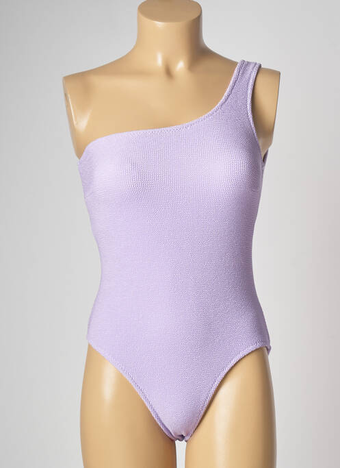 Costum de baie dintr-o singură piesă violet PIECES femeie