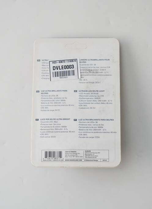 Accesoriu divers alb KIKKERLAND unisex