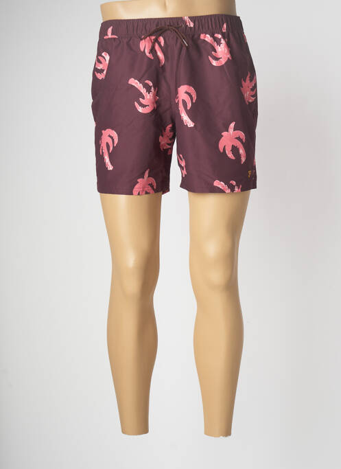 Șort de baie violet FARAH bărbat