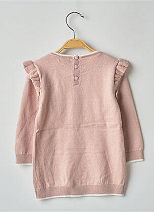 Rochie pulover roz ABSORBA fată