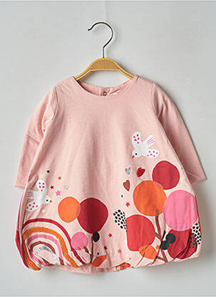 Rochie midi roz CATIMINI fată