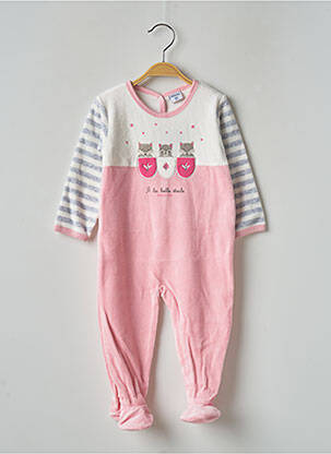 Pijama roz ABSORBA fată
