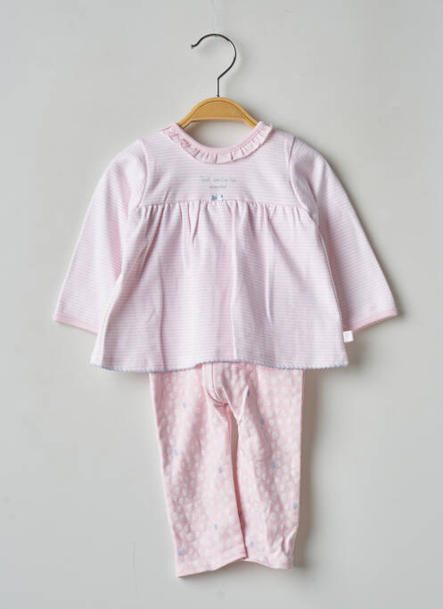 Salopetă scurtă roz ABSORBA fată