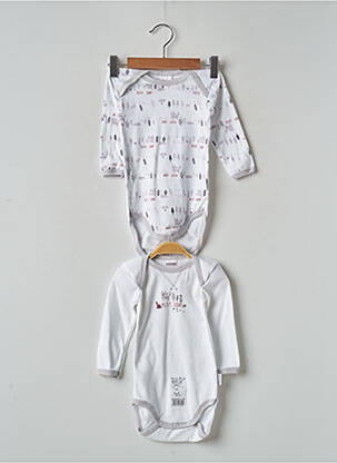 Body de lenjerie alb ABSORBA băiat