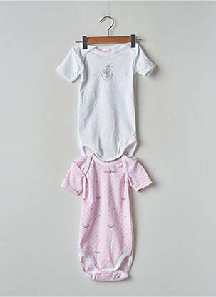 Body de lenjerie roz ABSORBA fată