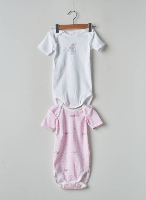 Body de lenjerie roz ABSORBA fată