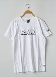 Tricou alb G STAR băiat