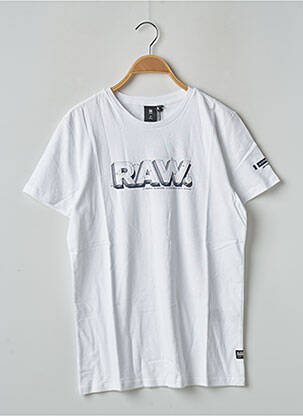 Tricou alb G STAR băiat