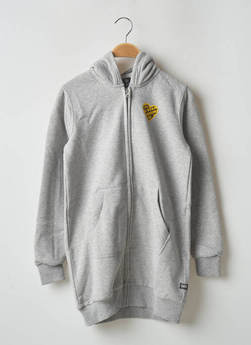 Hanorac cu glugă gri G STAR fată