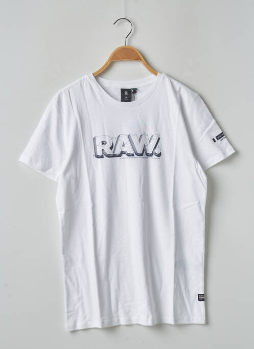 Tricou alb G STAR băiat