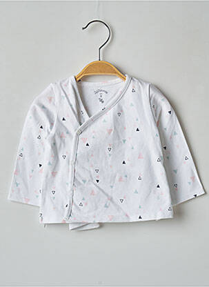 Tricou alb 3 POMMES copil