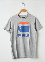 Tricou gri G STAR garcon