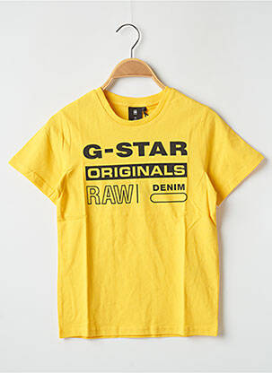 Tricou galben G STAR băiat