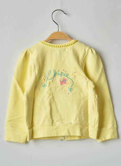 Vestă cu mâneci lungi galben CHIPIE fată