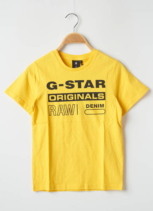 Tricou galben G STAR băiat