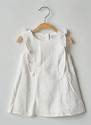 Rochie de plajă alb ABSORBA fată