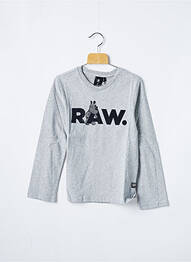 Tricou gri G STAR băiat