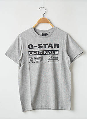 Tricou gri G STAR băiat