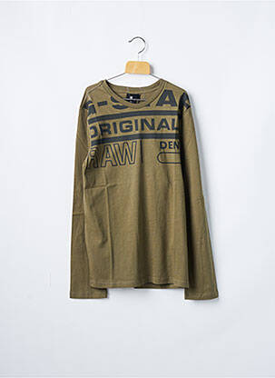 Tricou kaki G STAR băiat
