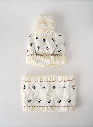 Căciulă ecru 3 POMMES fată