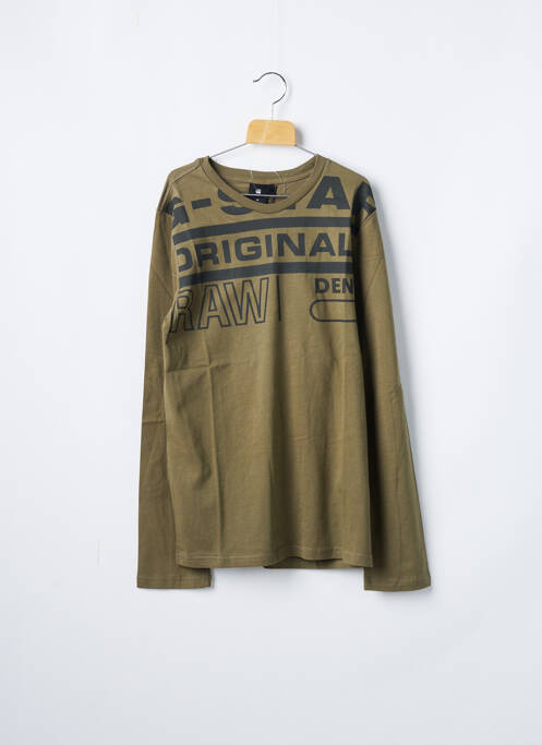 Tricou kaki G STAR băiat