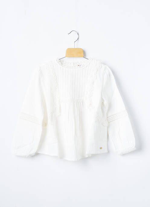 Tunică mâneci lungi ecru 3 POMMES fată