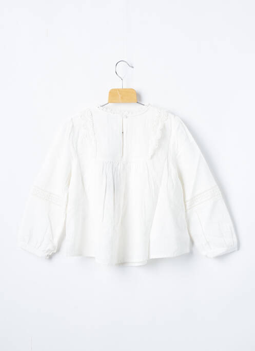 Tunică mâneci lungi ecru 3 POMMES fată