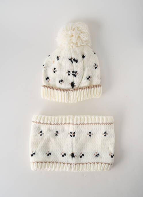 Căciulă ecru 3 POMMES fată
