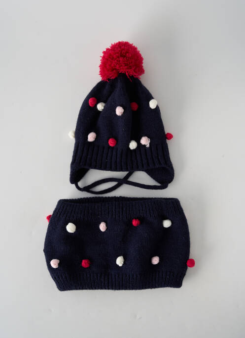 Căciulă albastru 3 POMMES fată