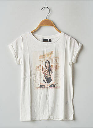 Tricou ecru BECKARO fată