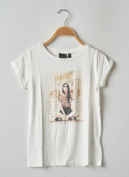 Tricou ecru BECKARO fată