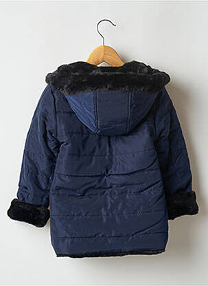 Parka negru 3 POMMES fată