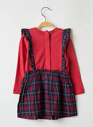 Rochie midi roșu 3 POMMES fată