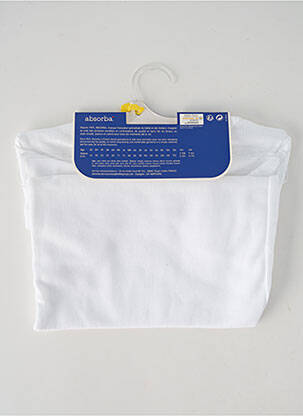 Tricou alb ABSORBA fată