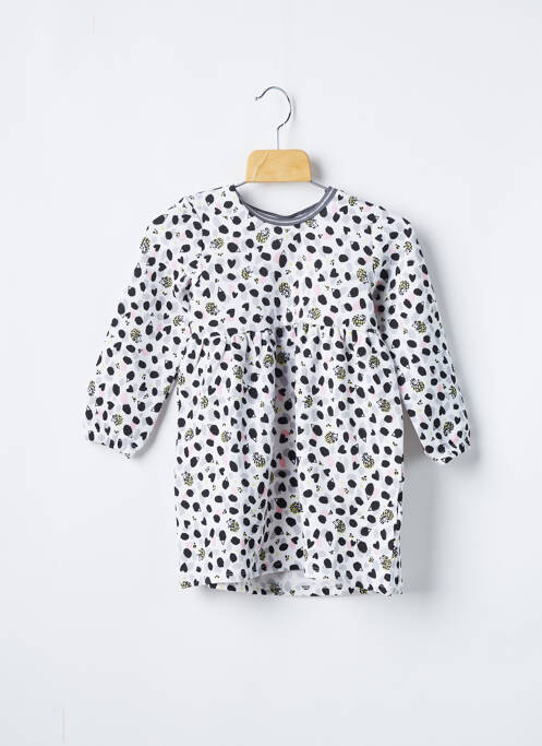 Rochie midi ecru 3 POMMES fată