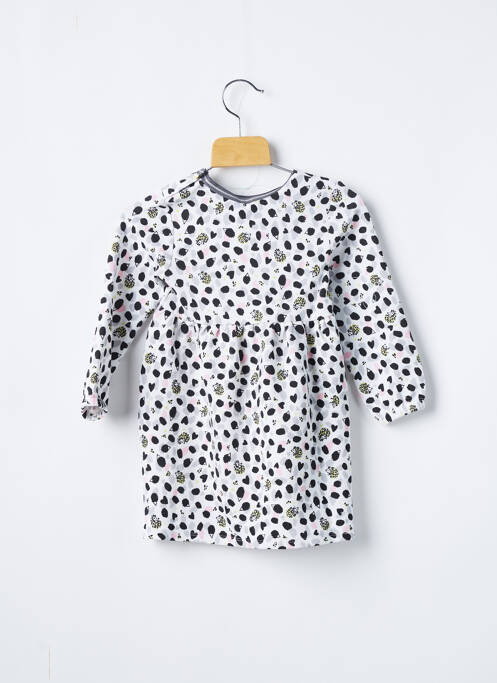 Rochie midi ecru 3 POMMES fată