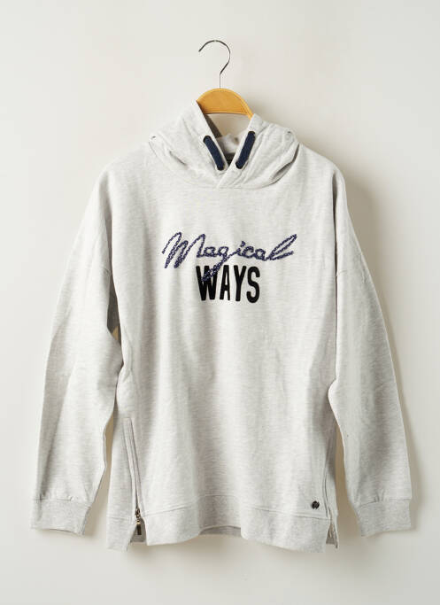 Hanorac cu glugă gri BECKARO fată