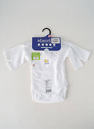 Body de lenjerie alb ABSORBA copil
