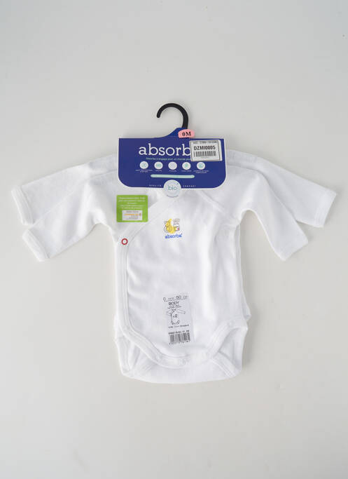 Body de lenjerie alb ABSORBA copil