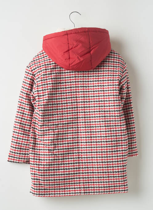 Palton lung roșu CATIMINI fată