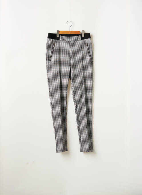 Pantalon slim negru BECKARO fată