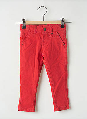 Pantalon chino roșu 3 POMMES băiat