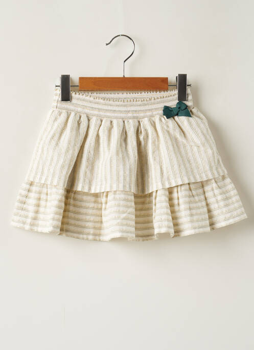Fustă scurtă ecru ABSORBA fată