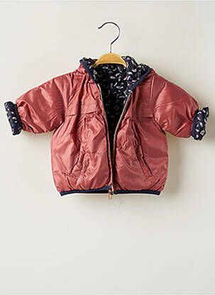 Geacă matlasată roz ABSORBA fată