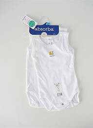 Body de lenjerie alb ABSORBA copil