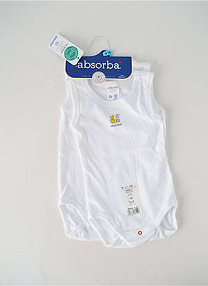 Body de lenjerie alb ABSORBA copil