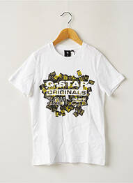 Tricou alb G STAR băiat