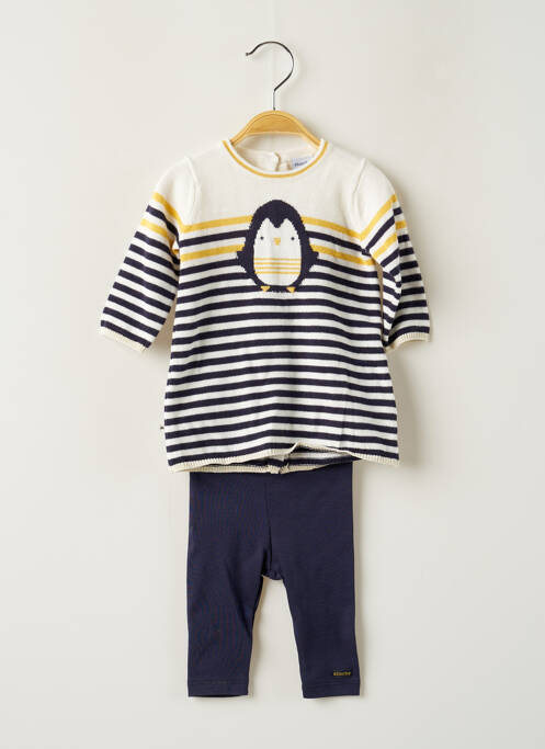 Set sus/jos bleumarin ABSORBA fată