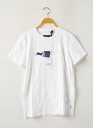 Tricou alb G STAR băiat