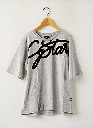 Tricou gri G STAR fată